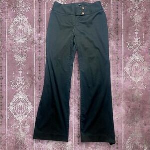 Y2K Style & Co. black low rise bootcut stretchy pants Sz 6